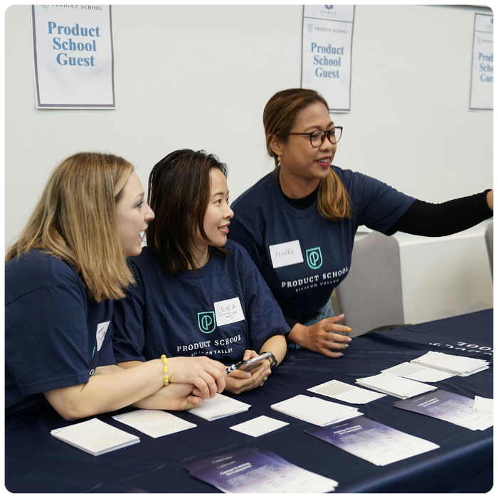 employees at company marketing event